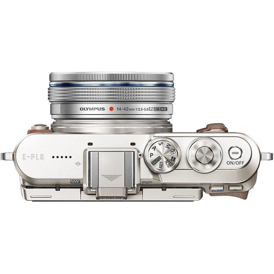 OLYMPUS PEN オリンパス E-PL8 レンズキット ブラウン ミラーレス 一眼
