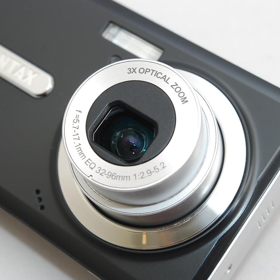 ペンタックス PENTAX Optio E85 ブラック 光学3倍ズーム 1210万画素