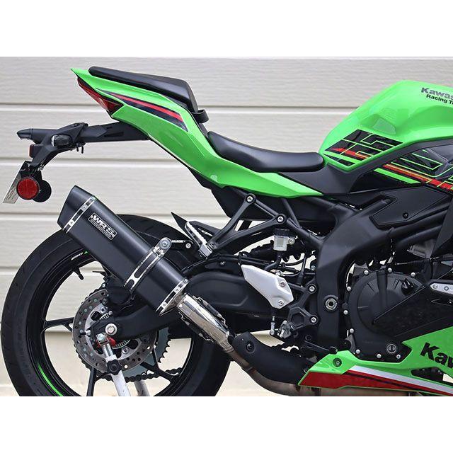 WR'S（ダブルアールズ） ZX-25R/SE JMCA スリップオン SS-OVAL F-BLACK