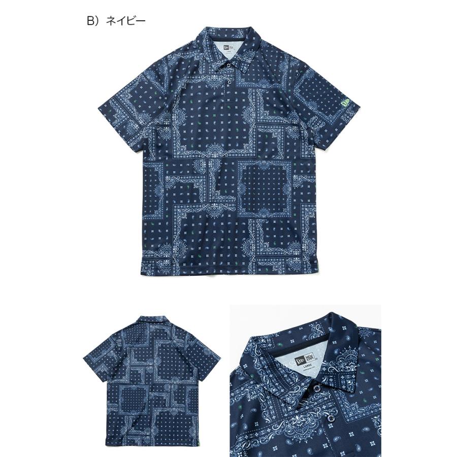 NEW ERA（ニューエラ） ゴルフ ポロシャツ バンダナ柄 : ONSPOTZ Yahoo