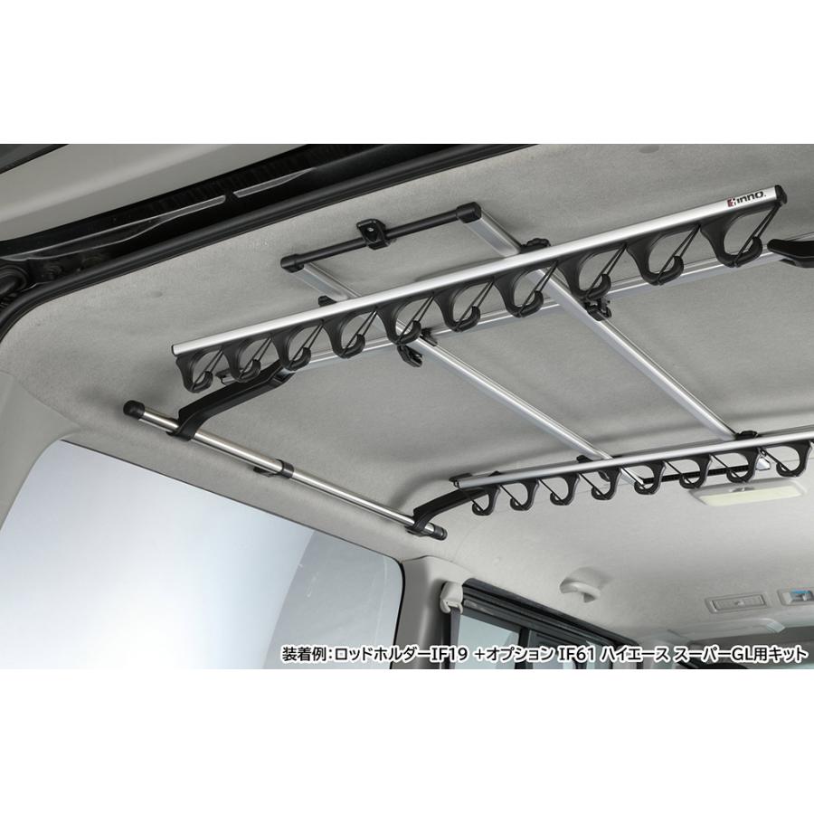 INNO ロッドホルダー 車 釣竿 収納 カーメイト IF19 ロッドホルダーJ