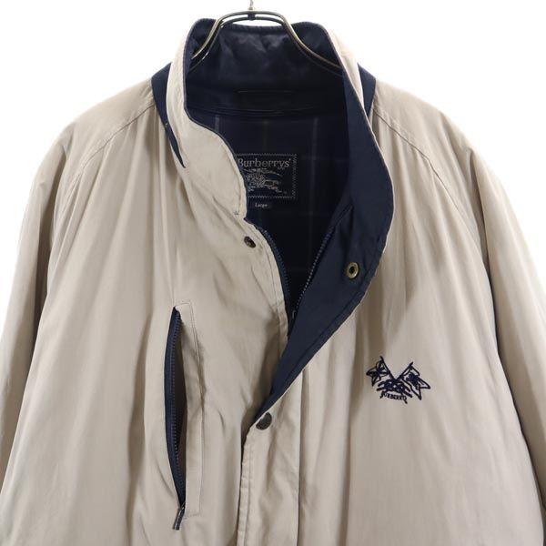 Burberrys バーバリーズ 80s 90s 2WAY ジャケット L アイボリー系