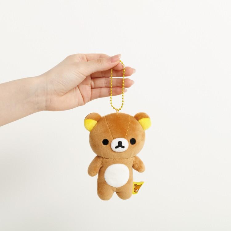 リラックマ もーちもちぶらさげぬいぐるみ ボールチェーン付
