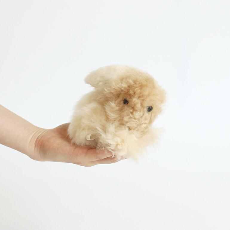 ぬいぐるみ うさぎ アルパカ 原毛 ハンドメイド ペルー MAITE マイテ