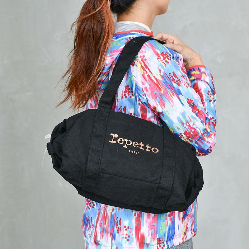 repetto（レペット） バッグ バレエ ダッフルバッグ Mサイズ 黒