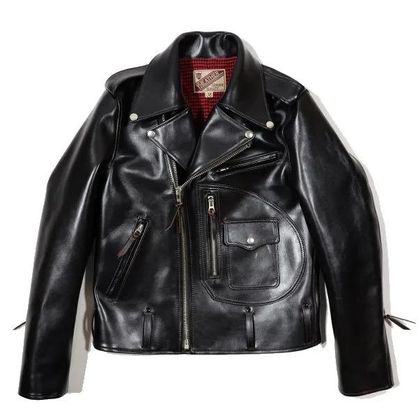 44サイズ]ワイツーレザー HR-55 VINTAGE HORSE D-POCKET DOUBLE RIDERS