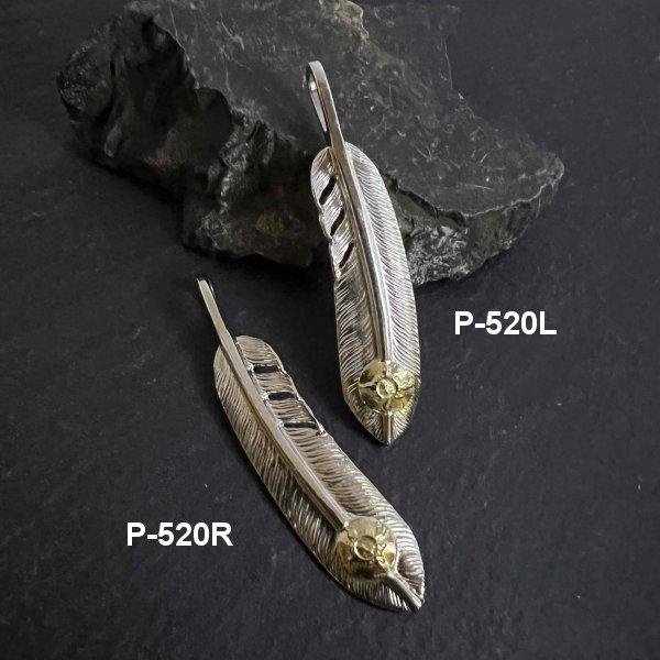 FIRST ARROW's（ファーストアローズ） K18付 フェザー(M)ペンダント