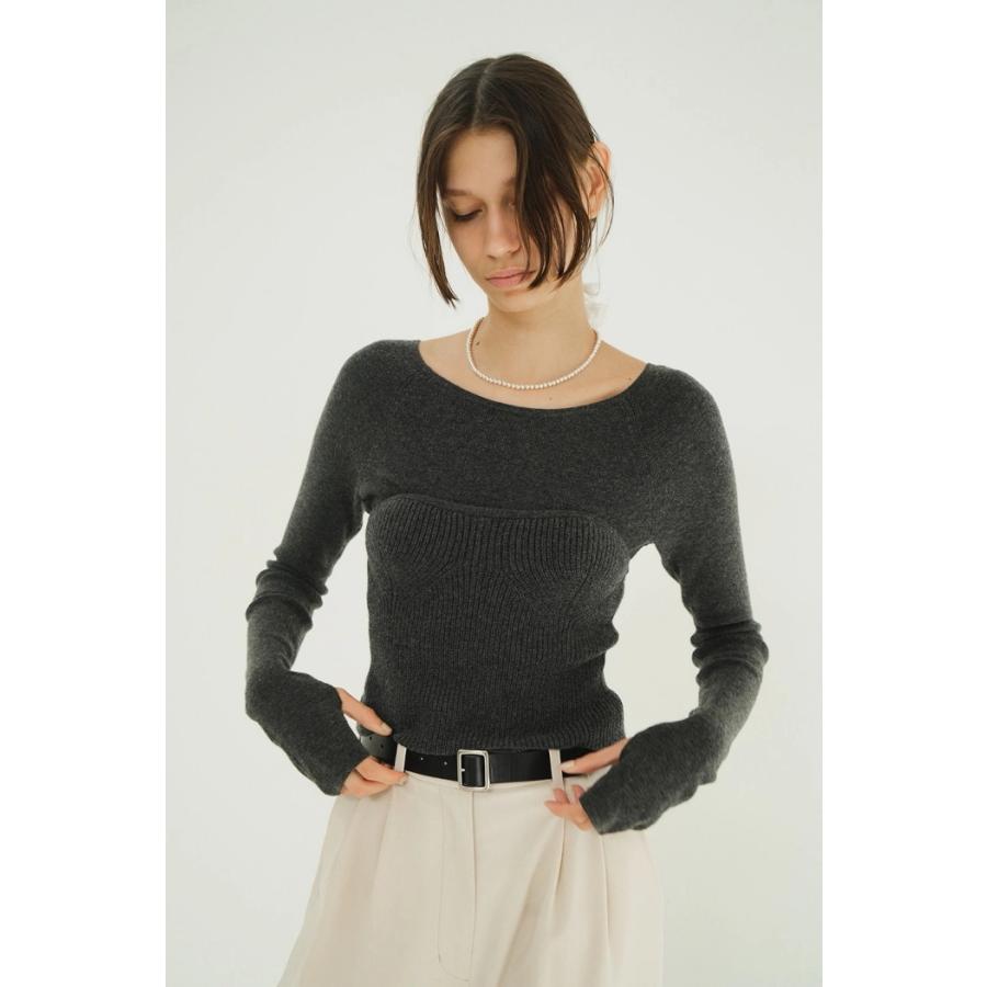 CLANE（クラネ） 正規商品 ビスチェ セット ニット トップス BUSTIER