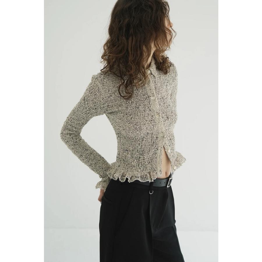 CLANE（クラネ） 正規商品 シャツ トップス ミックス メッシュ