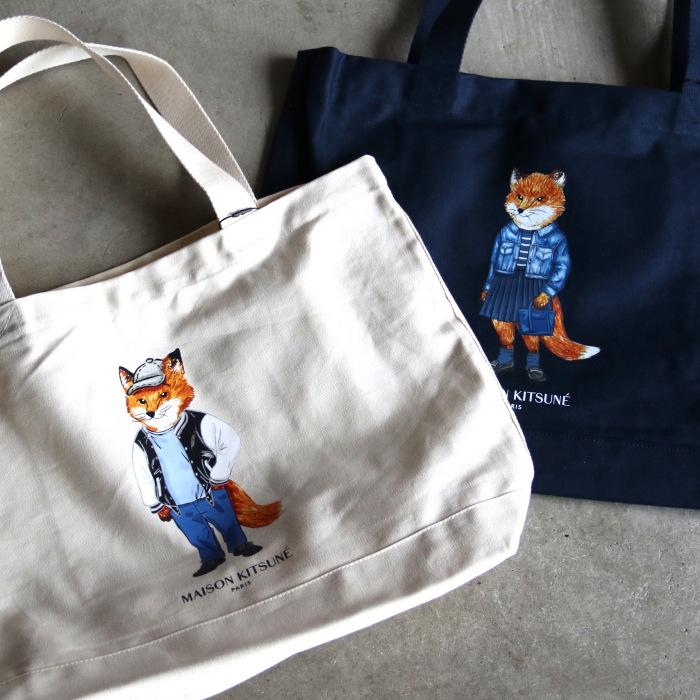 MAISON KITSUNE（メゾン キツネ） バッグ ドレスド フォックス トート