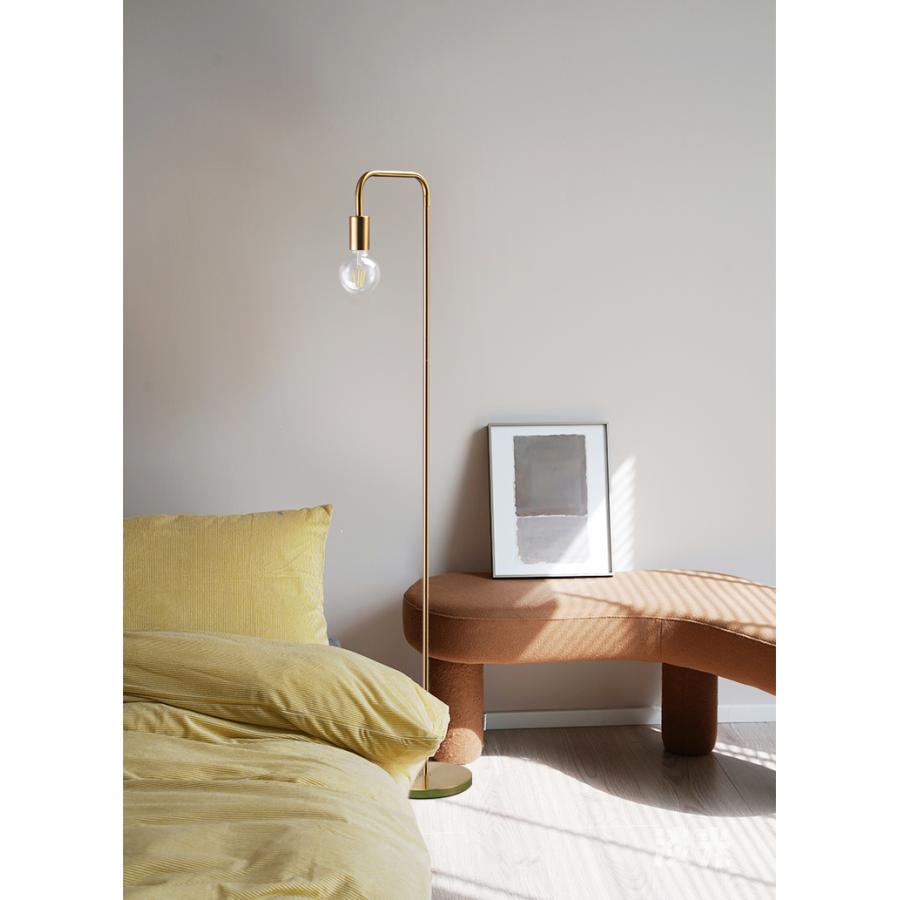 Chende フロアランプ おしゃれ 真鍮 LED スタンドライト 北欧
