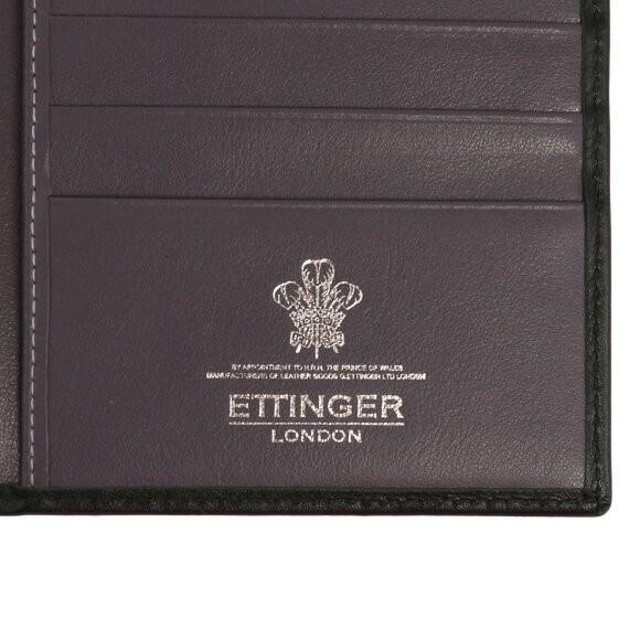 ETTINGER（エッティンガー） 財布 長財布 ブラック/パープル COAT