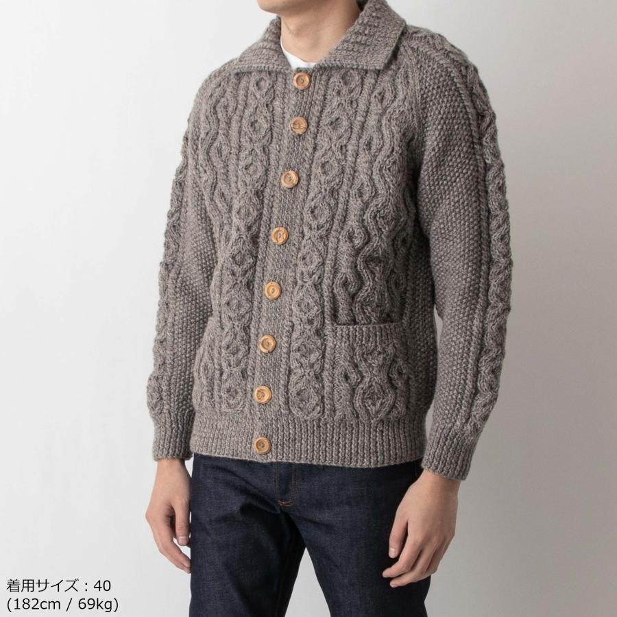 INVERALLAN（インバーアラン） 長袖ニットカーディガン SHETLAND