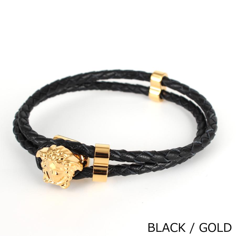 VERSACE（ヴェルサーチェ） ブレスレット MEDUSA BRAIDED LEATHER