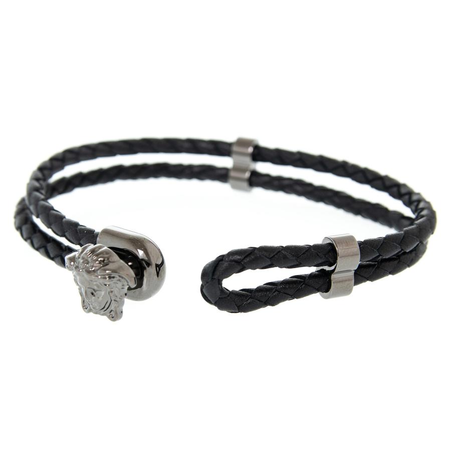 VERSACE（ヴェルサーチェ） ブレスレット MEDUSA BRAIDED LEATHER
