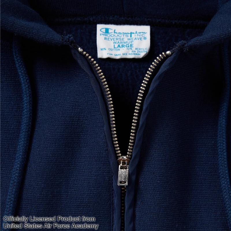 Champion（チャンピオン） 復刻 USAFAプリント ハーフジップ パーカー