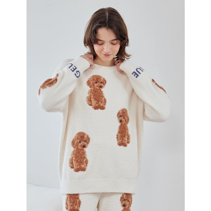 gelato pique（ジェラートピケ） トイプードル ジャガード プル