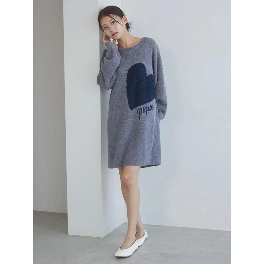 gelato pique（ジェラートピケ） ハートジャガードワンピース IVR 限定