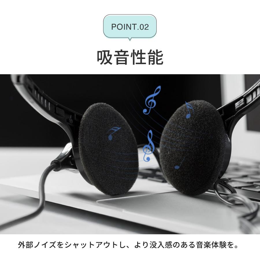 ヘッドホン交換用イヤーパッド 2枚セット 1ペア カバースポンジ 取替え