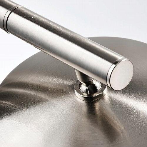 イケア（IKEA） LEDフロアアップライト 読書ランプ 調光可能 ニッケル