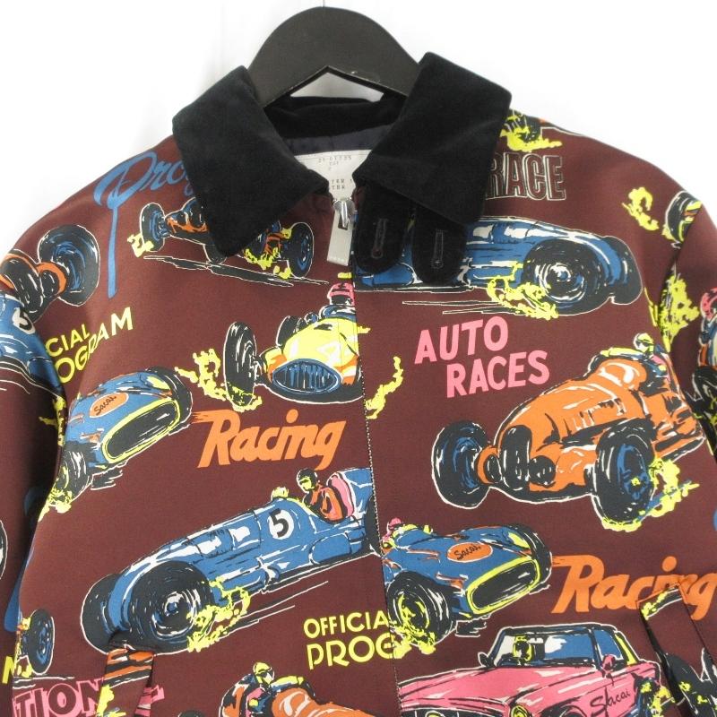 sacai（サカイ） 美品 ボンバージャケット 25-07725 Car Race Tropical