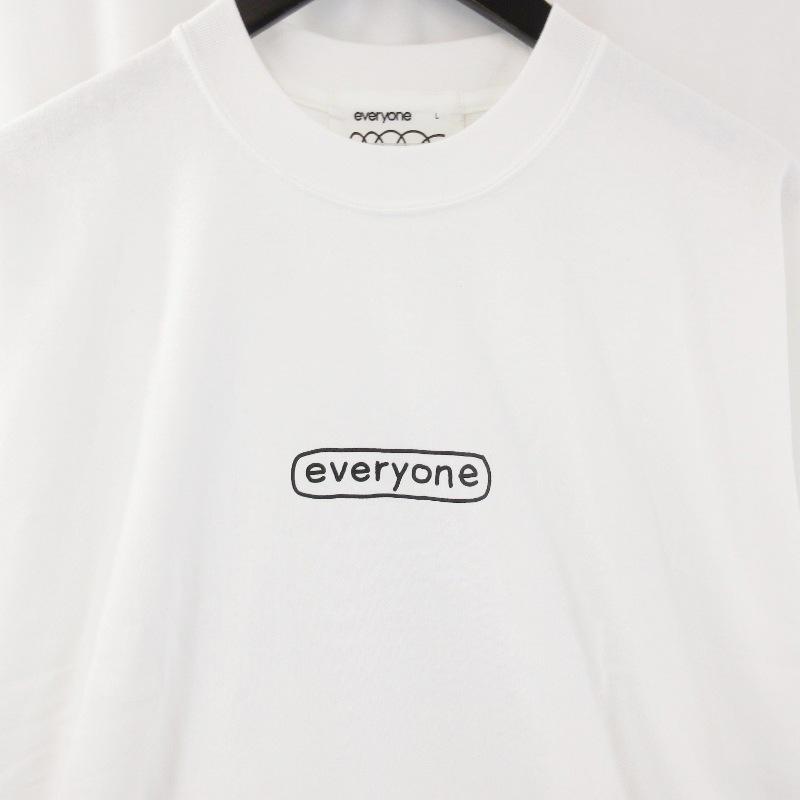 美品 everyone エブリワン 半袖Tシャツ EV23-CS06 Sketchy Logo Short