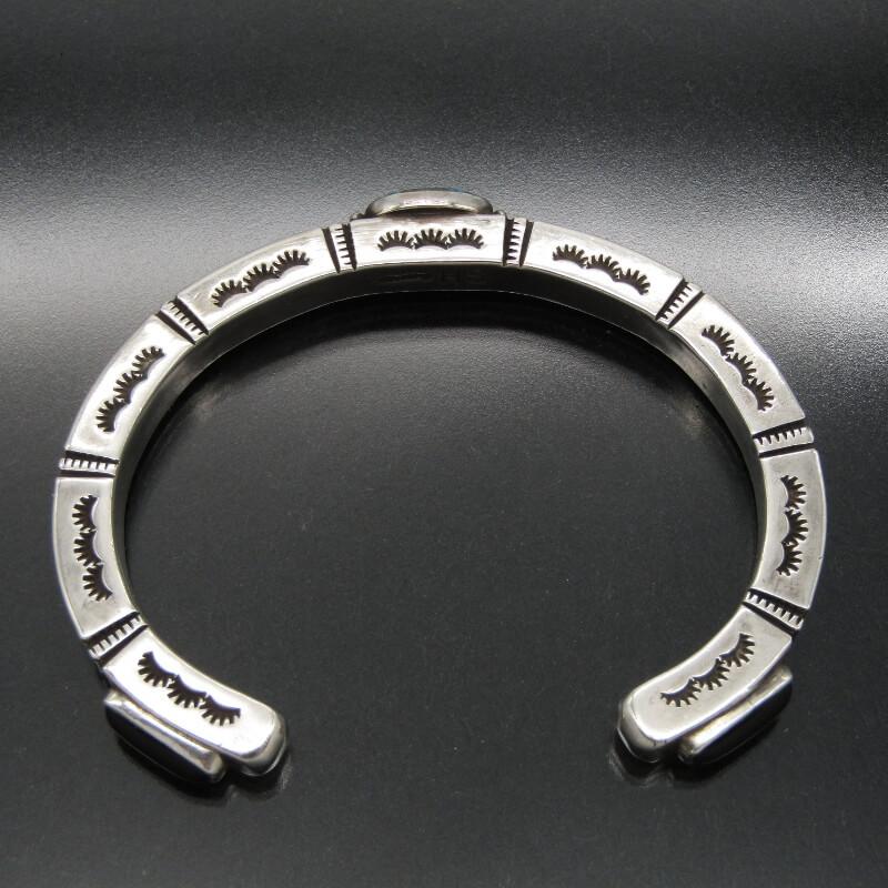 美品 Herman Smith ナバホ族 バングル ターコイズ ハーマンスミス 3面