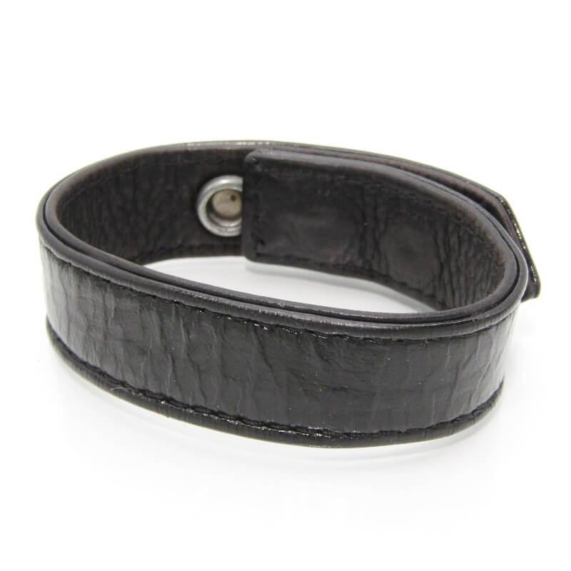 CHROME HEARTS（クロムハーツ） レザーブレスレット 3BTN 2SNP
