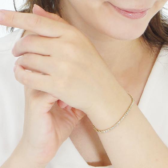 Classic CHESS（クラシックチェス） K18YG 2.0ct ダイヤモンド テニス