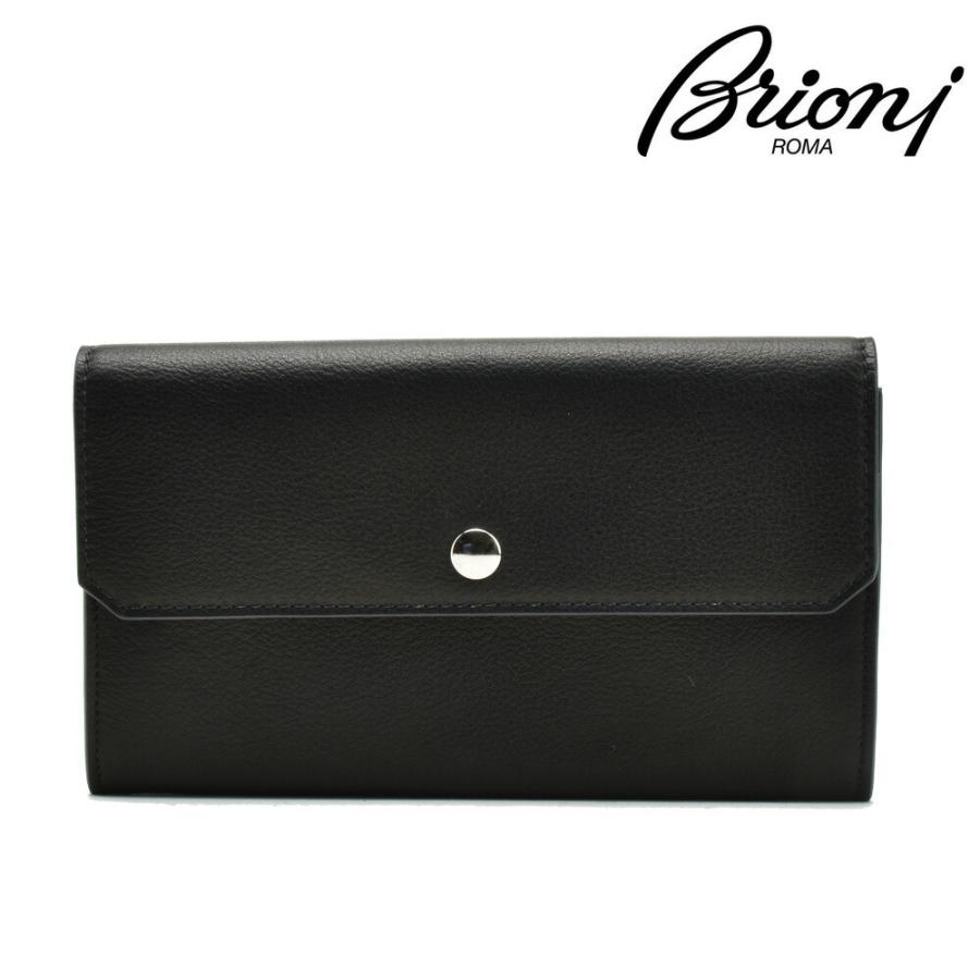 Brioni（ブリオーニ） 【並行輸入品】ブリオーニ 二つ折り長財布