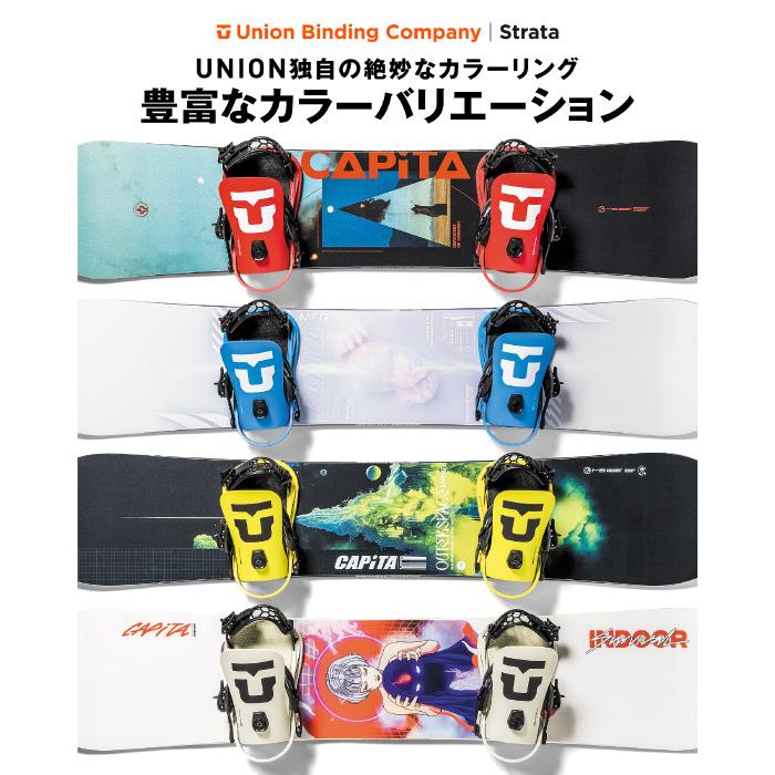 UNION BINDING スノーボード ビンディング ユニオン UNION STRATA Bone