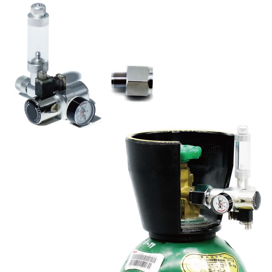 小型・大型ボンベ両用 CO2レギュレーター（SS-1GR02AB-A） / スピード