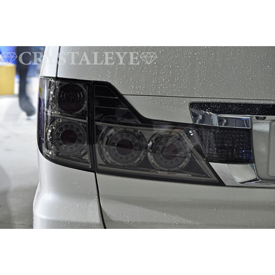 10系 アルファード LEDテールランプ丸型ファイバーリングバルカン