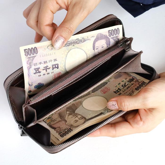 ZOO（ズー） トカゲ革 長財布 ラウンドファスナー /メンズ レディース