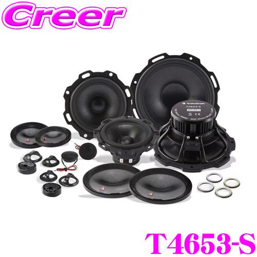 ROCKFORD FOSGATE T4653-S パワーシリーズ 16.5cm 3way コンポーネント