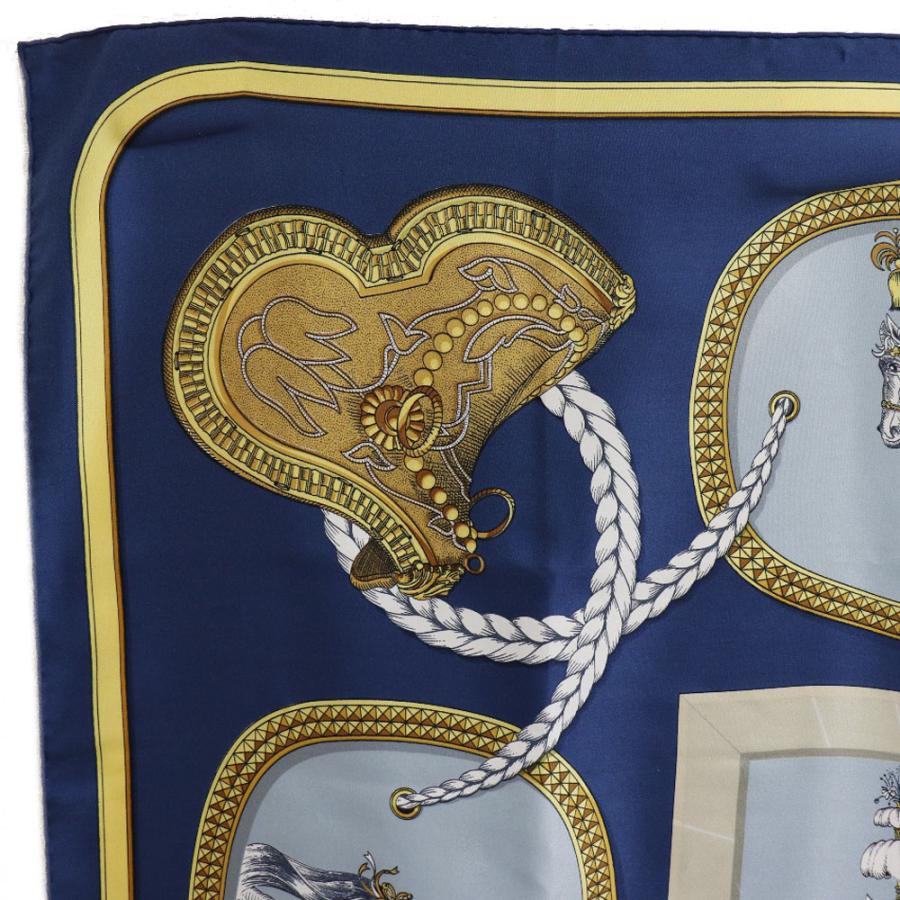HERMES（エルメス） カレ90 GRAND APPARAT 盛装の馬 スカーフ シルク