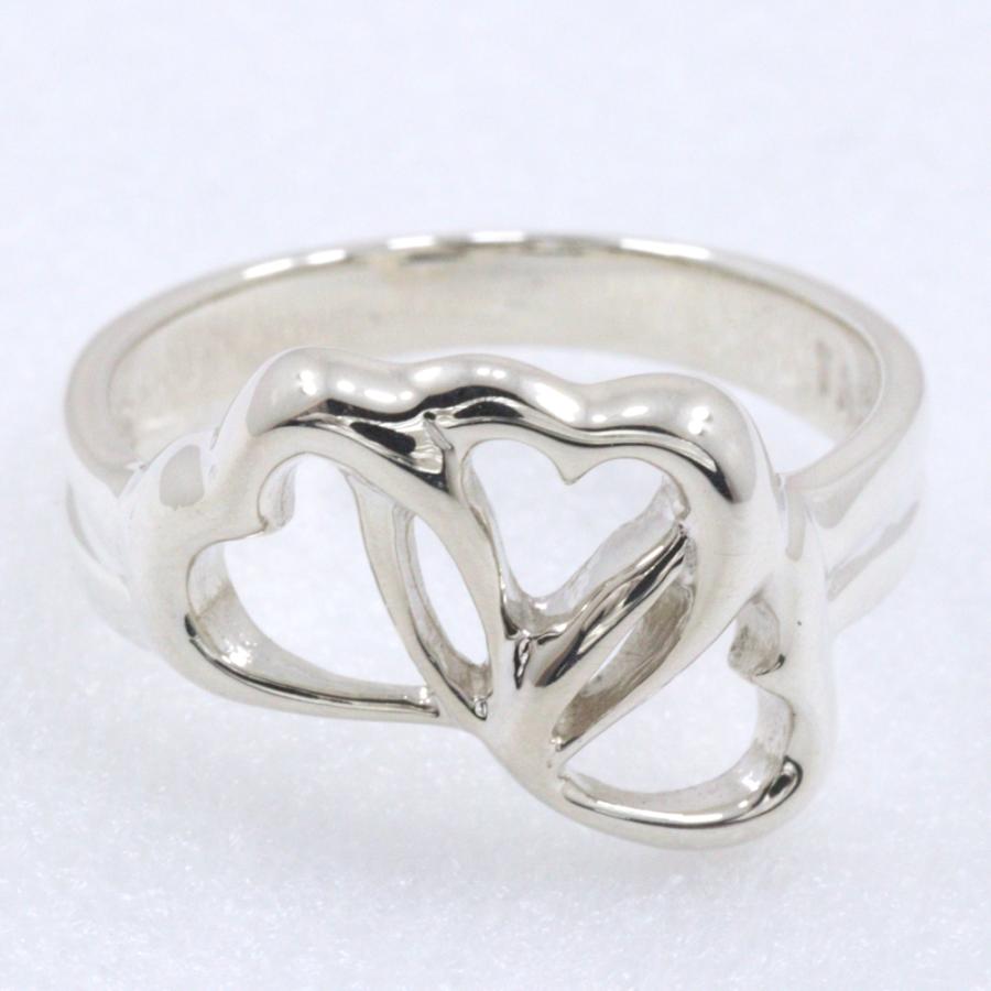 TIFFANY&Co.（ティファニー） トリプルハート リング・指輪 シルバー