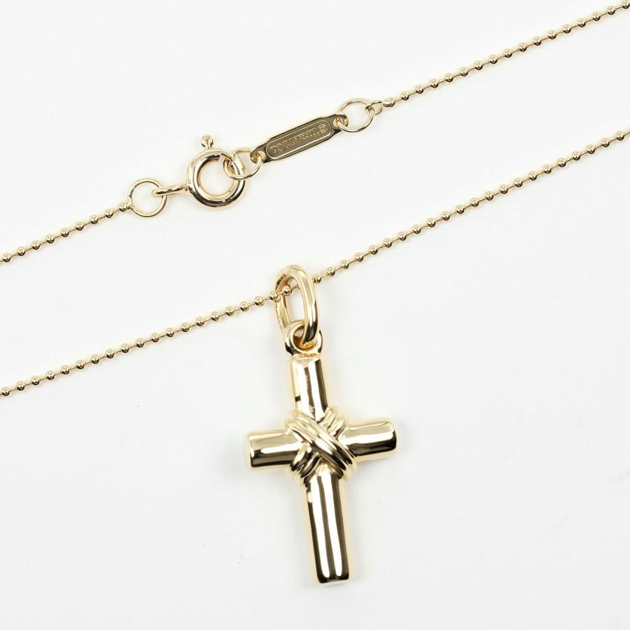 TIFFANY&Co.（ティファニー） シグネチャー クロス ネックレス K18YG