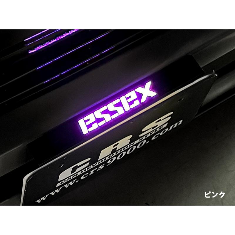 ESSEX（エセックス） ナンバーステー用 LEDミラクルイルミプレート