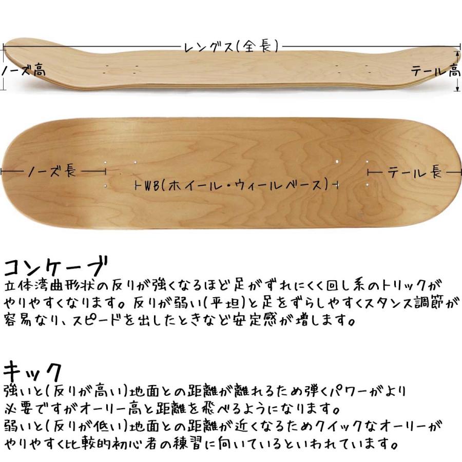 DGK DGK 8.5インチ スケボー デッキ Don't Trip Skateboard スケート