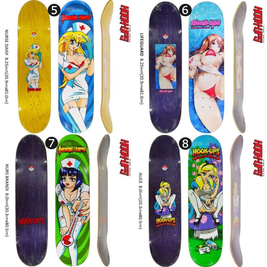 スケボー スケート デッキ スケートボード HOOK UPS フックアップス