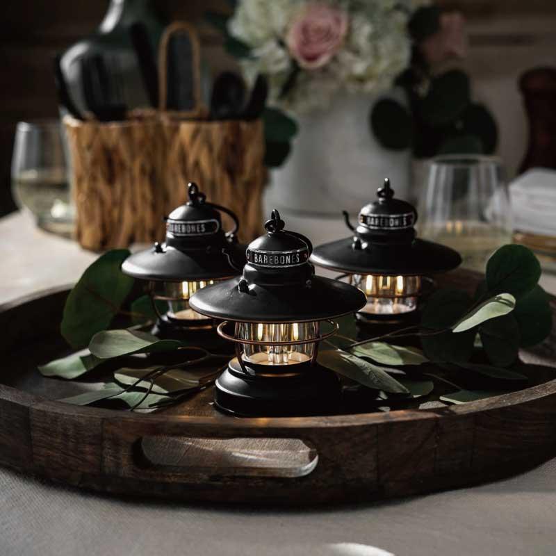 BAREBONES（ベアボーンズ） ランタン 3連 防災 エジソン ミニランタン