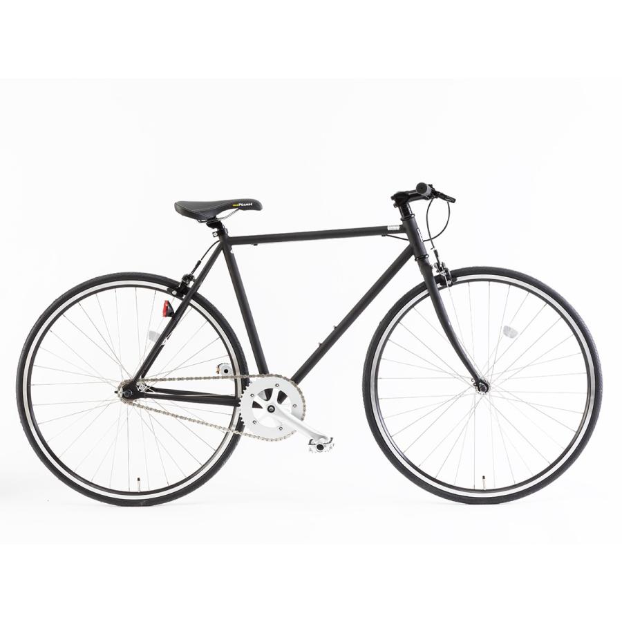 ピストバイク シングル 700c フラットバー クロモリ 送料無料 : BMX