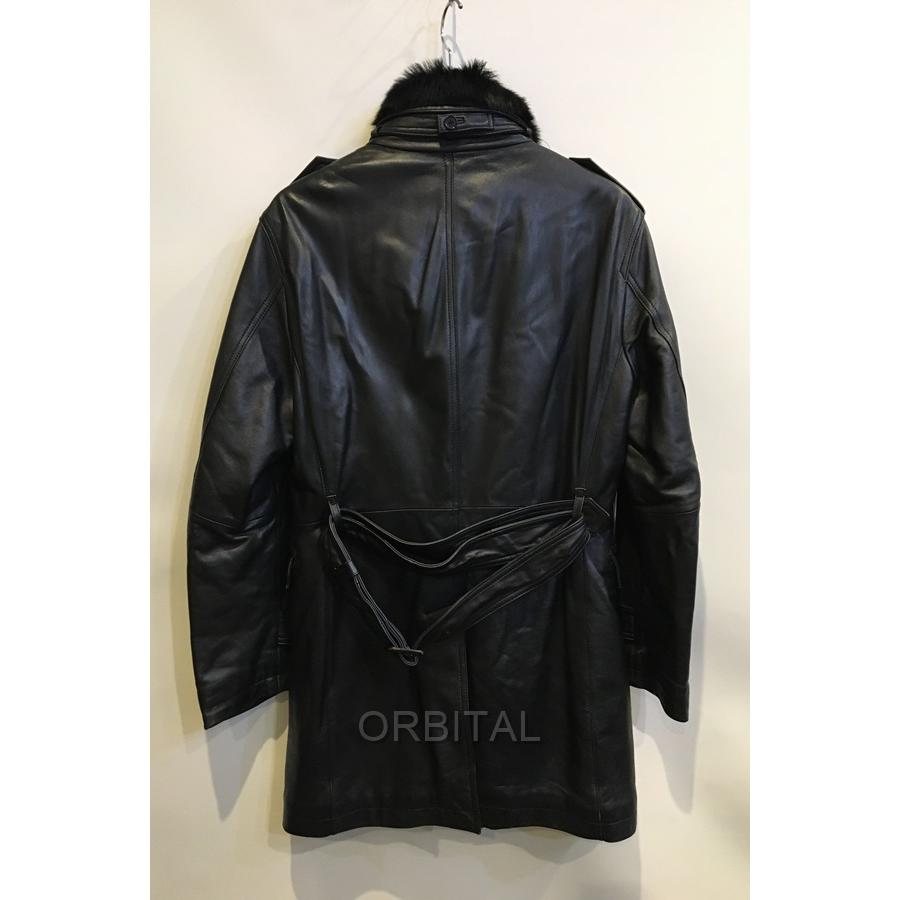 二子玉) BURBERRY BLACK LABEL バーバリーブラックレーベル ラムレザー