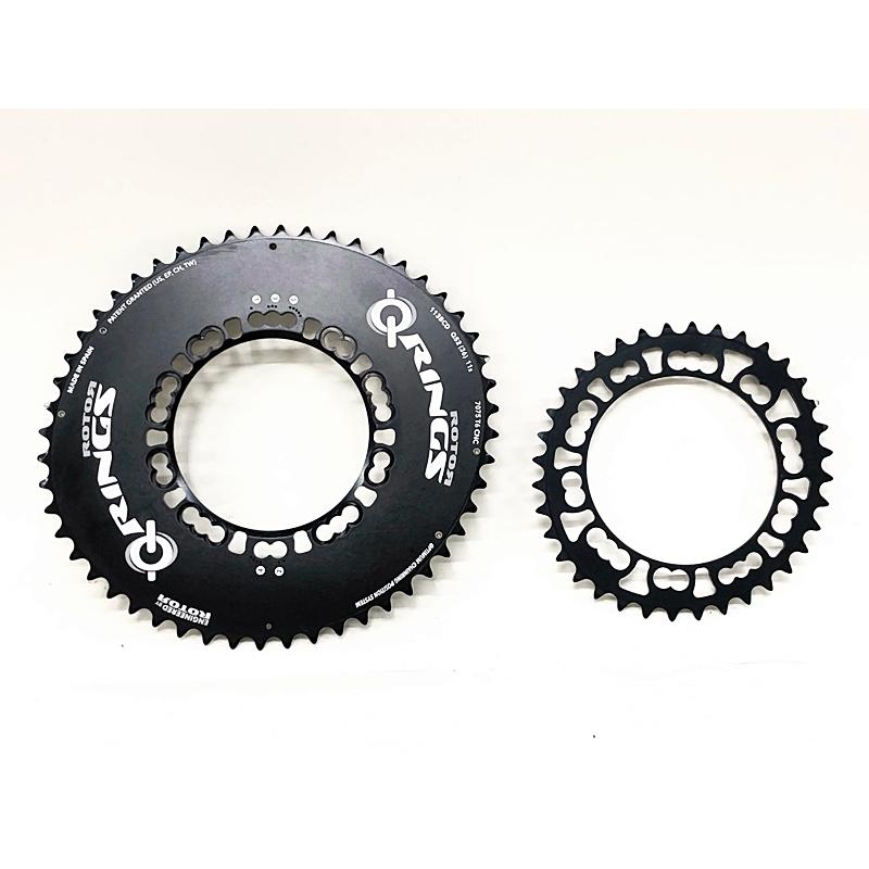 未使用 ローター ROTOR Qリング Q-RINGS 楕円チェーンリング アウター