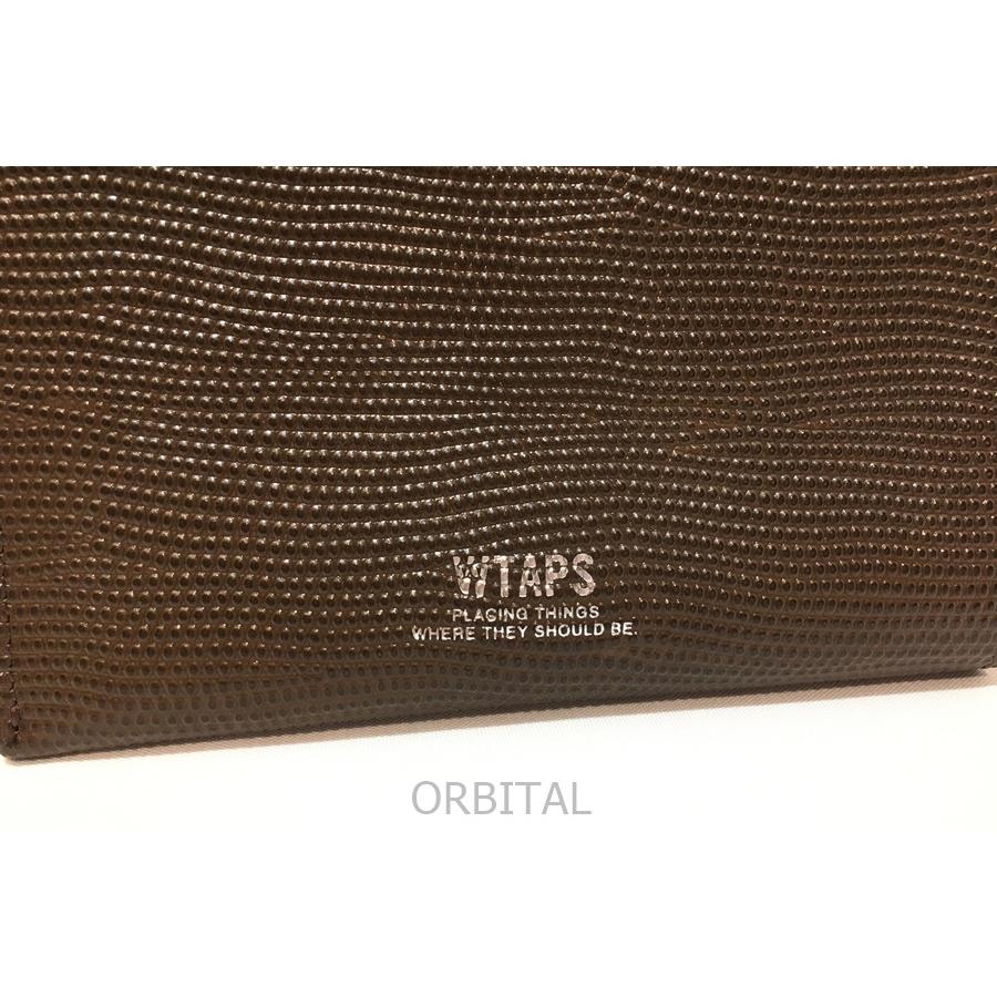 経堂) WTAPS ダブルタップス CREAM.M/WALLET.LEATHER.COW 型押し