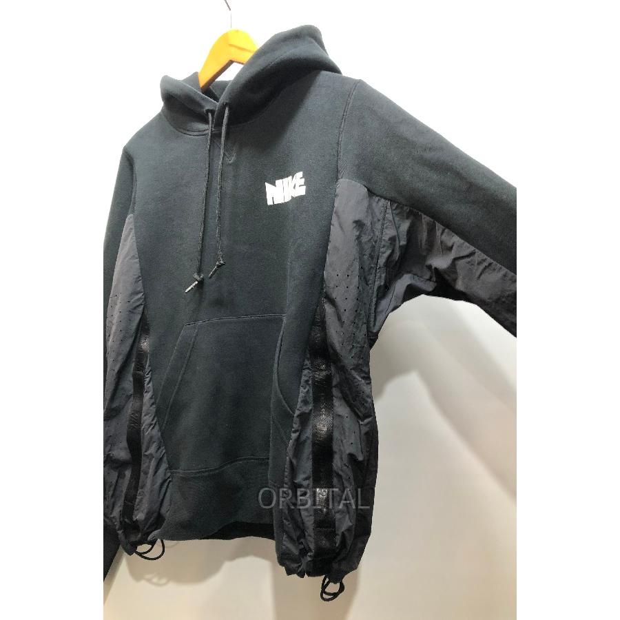 経堂) sacai × NIKE サカイ ナイキ NRG HOODIE 切替 フーディー プル