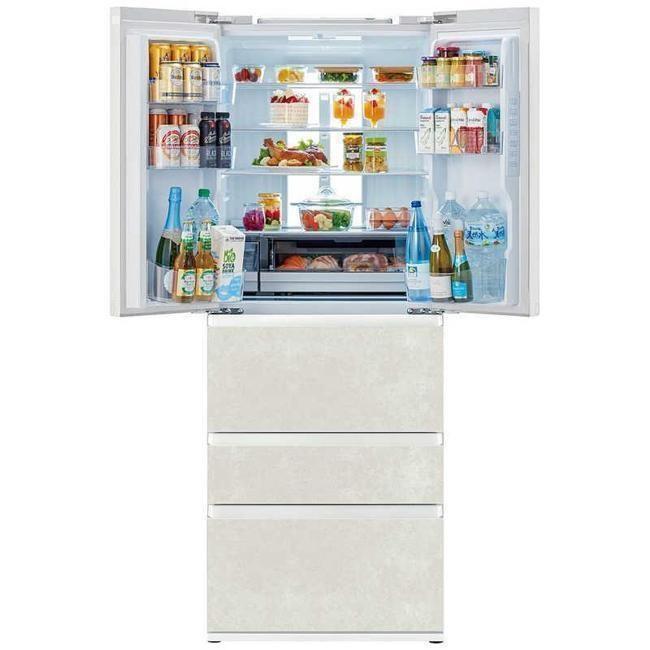 AQUA（アクア） 冷蔵庫(401〜500L) ラスティックホワイト 冷凍冷蔵庫