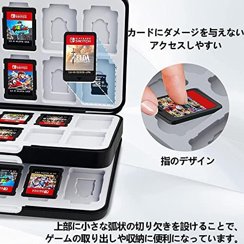 PGRTYOF Switch ゲームカードケース、48スロットカード＆48スロット