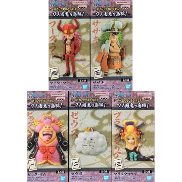 ワンピース ワールドコレクタブルフィギュア ワノ国 鬼ヶ島編1 全5種